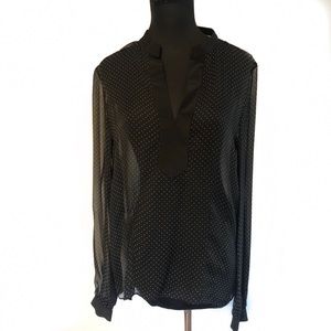Diane Von Furstenberg Polkadot Blouse